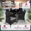 TecTake 404320, Černá, Šedá, 6 sedadlo/sedadel, Dospělí a Náhled obrázku produktu 5