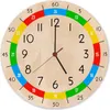 Lernuhr für Kinder Wanduhr aus Glas Produktbild-Vorschau 1