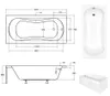 Aqua For You | Besco Aria Plus Badewanne 170 x 70 cm – Produktbild-Vorschau 5