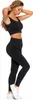 Damen Leggings Sportlich Hohe Taille Blickdicht Gerippt Produktbild-Vorschau 7