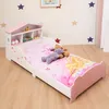 Hausform Kinderbett Weiß-Rosa mit Bücherregal, Produktbild-Vorschau 6
