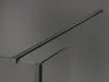 Mexen Kioto Walk-In Duschwand 110x100x40 cm, Gun Metal, Produktbild-Vorschau 6