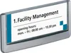 DURABLE Targa fuori porta CLICK SIGN 149x52,5 mm, Grigio Anteprima dell’immagine prodotto 3