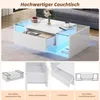 Merax 100x50x31cm Table basse, Table de salon réglable en Voir les images du produit 8