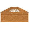 vidaXL Kosz na śmieci 770x100x36 cm Cortenstahl Podgląd zdjęcia produktu 7