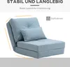 Bodensessel Klappmatratze Schlafmatte, 2-in-1-Design, Produktbild-Vorschau 7