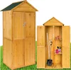 tectake® Gartenschrank mit Satteldach Kadi 80,5 x 60 x Produktbild-Vorschau 1
