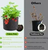 5PC Pflanzsack Home Growbag 5 Gallon Pflanztaschen aus 360 Produktbild-Vorschau 3