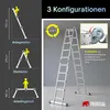 Sprossen-Mehrzweckleiter MULTISTEP | mit Gerüstplattform | Produktbild-Vorschau 4