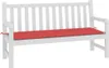 vidaXL Záhradná lavička Red 150x50x3 cm Oxford Fabric Náhľad obrázku produktu 3