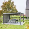 sweeek - Pergola mit Lamellendach Palace 3x4m  + Markise 3m Produktbild-Vorschau 3