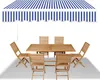 Faziango Markise 250 x 200 cm Beschattung Terrasse & Balkon Produktbild-Vorschau 1