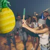 Relaxdays Pinata Ananas, Schlagpinata zum Befüllen, zum Produktbild-Vorschau 5