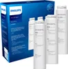 A box of Philips water filters with several filters displayed in front of it. Produktbild-Vorschau