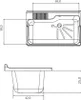 Mobile Lavatoio bianco Garden 80x50X85 PVC Anteprima dell’immagine prodotto 2