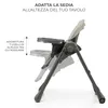 Kinderkraft TUMMIE Seggiolone regolabile 2-in-1 con vassoio Anteprima dell’immagine prodotto 8