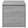 vidaXL Cassettiera grigia Sonoma 40,5x40x40 cm in materiale Anteprima dell’immagine prodotto 5