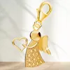 Engel Charm Anhänger mit Herz I Echtschmuck für Armband Produktbild-Vorschau