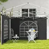 Outsunny Jeu de 2 parties latérales pour pavillon 3x3/3x6 Voir les images du produit 8