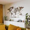 Holz-Weltkarte Wandkunst – 3D Holz Pinnwand Karte, Reise Produktbild-Vorschau 4
