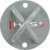 A circular gray product with an 'X' shape in the center and a logo. Anteprima dell’immagine prodotto