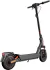 A studio shot of a black electric scooter against a white background. Produktbild-Vorschau