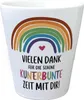 Vielen Dank für die kunterbunte Zeit Blumentopf mit Produktbild-Vorschau 1