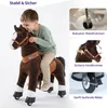 PonyCycle kôň na šliapanie tmavohnedý pre deti od 3 do 4 Náhľad obrázku produktu 6