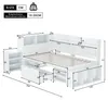 MODFU Schlafsofas Jugendbett 90x200cm, Holzbett  mit Produktbild-Vorschau 7