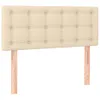 vidaXL Boxspringbett mit Matratze Creme 120x200 cm Stoff -  Produktbild-Vorschau 8