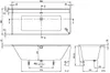 Villeroy & Boch 180COR9CL00VN01 Vorwand-Badewanne Collaro Produktbild-Vorschau 2