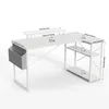 120x70cm L-förmiger Schreibtisch mit Steckdosen, Gaming Produktbild-Vorschau 5