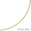 0-7mm-Venezianerkette-585-Gelbgold-36cm Produktbild-Vorschau