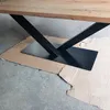 Tischgestell V-PLATTE Design Tischkufen Industriedesign Produktbild-Vorschau 10