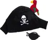 BestSaller 1322 Piratenhut mit Papagei & Augenklappe, Produktbild-Vorschau 1