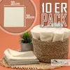 Frottier Seiftücher 10er Pack 30x30cm, 100% Baumwolle, Produktbild-Vorschau 2