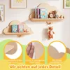 COSTWAY - Set da 2 mensole da parete per bambini, mensola Anteprima dell’immagine prodotto 5