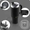 Berdsen Vakuum-Thermosbecher mit Strohhalm 1180 ml schwarz Produktbild-Vorschau 3