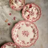 HOMLA Talerz LOURRY obiadowy czerwony 27 cm Podgląd zdjęcia produktu 6