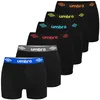 UMBRO Boxer da Uomo 6 Pezzi in Cotone, Intimo in Colori Anteprima dell’immagine prodotto 5