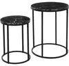 Set di tavolini H&S Collection da 2 pezzi, nero Anteprima dell’immagine prodotto 10