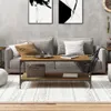vidaXL Konferenčný stolík Smoked Oak 100x50x40 cm Materiál Náhľad obrázku produktu 3