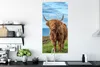 MuchoWow® Poster Schottischer Highlander - Wasser - Hörner Produktbild-Vorschau 3