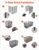 VEVOR Hundekäfig Hochbelastbar 1626x837x1037 mm, Hundebox Produktbild-Vorschau 5