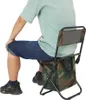 Klappbarer Outdoor-Stuhl Grün/Braun - Ideal für Camping und Produktbild-Vorschau 7