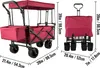 SucceBuy Chariot pliable avec capote amovible - pliable, Voir les images du produit 8
