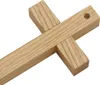 Dubový dřevěný kříž na zavěšení na zeď 18x9cm Náhled obrázku produktu 3