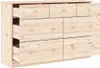 vidaXL Kommode ALTA 112x35x73 cm Massivholz Kiefer Produktbild-Vorschau 3