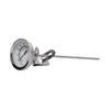 A stainless steel thermometer with a probe and a dial face. Náhled obrázku produktu