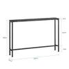 A console table with dimensions indicated by measurement lines and text. Podgląd zdjęcia produktu